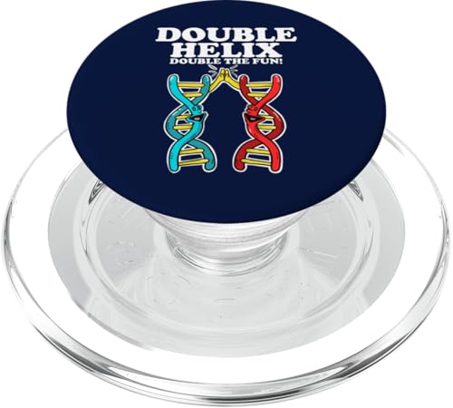 Double the Fun Double Helix DNA PopSockets PopGrip für MagSafe Double the Fun Double Helix DNA PopSockets PopGrip für MagSafe von Miftees Biology Tees