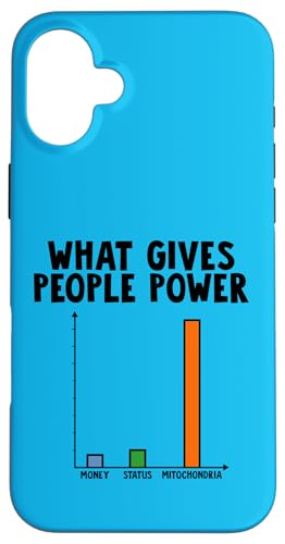 Mitochondria Gives People Power Hülle für iPhone 16 Plus von Miftees Biology Tees