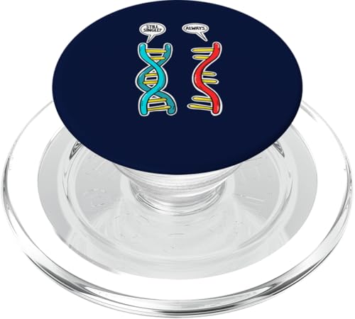 Still Single DNA Always RNA PopSockets PopGrip für MagSafe Still Single DNA Always RNA PopSockets PopGrip für MagSafe von Miftees Biology Tees