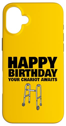 Happy Birthday Walker Hülle für iPhone 16 Plus Happy Birthday Walker Hülle für iPhone 16 Plus von Miftees Birthday Tees