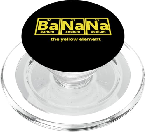 Banane Periodensystem Banane PopSockets PopGrip für MagSafe von Miftees Chemistry Tees