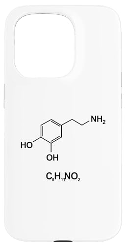 Dopamin-Molekül Hülle für iPhone 15 Pro Dopamin-Molekül Hülle für iPhone 15 Pro von Miftees Chemistry Tees