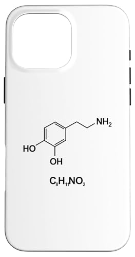 Dopamin-Molekül Hülle für iPhone 16 Pro Max Dopamin-Molekül Hülle für iPhone 16 Pro Max von Miftees Chemistry Tees