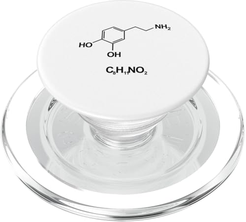 Dopamin-Molekül PopSockets PopGrip für MagSafe von Miftees Chemistry Tees