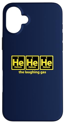 He He He Helium Hülle für iPhone 16 Plus He He He Helium Hülle für iPhone 16 Plus von Miftees Chemistry Tees