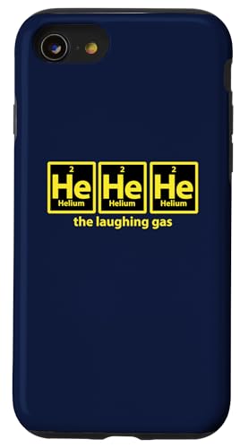 He He He Helium Hülle für iPhone SE (2020) / 7 / 8 von Miftees Chemistry Tees