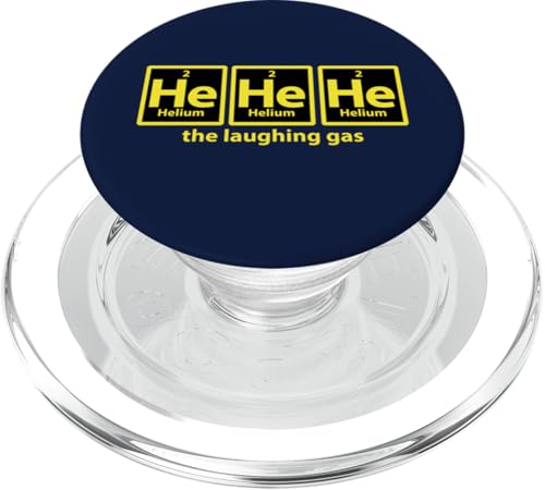 He He He Helium PopSockets PopGrip für MagSafe He He He Helium PopSockets PopGrip für MagSafe von Miftees Chemistry Tees