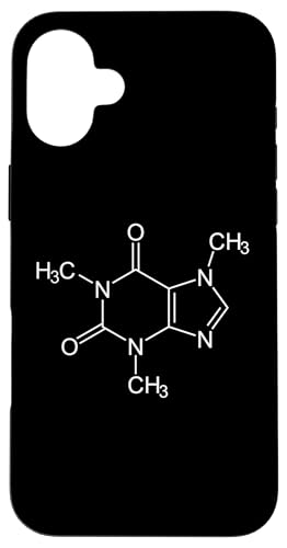 Koffeinmolekül lustige Kaffee Chemische Formel Hülle für iPhone 16 Plus Koffeinmolekül lustige Kaffee Chemische Formel Hülle für iPhone 16 Plus von Miftees Chemistry Tees
