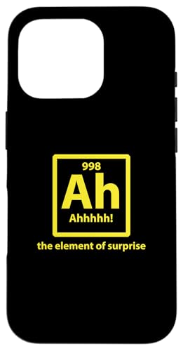 Periodensystem Ah Das Element der Überraschung Hülle für iPhone 16 Pro Periodensystem Ah Das Element der Überraschung Hülle für iPhone 16 Pro von Miftees Chemistry Tees