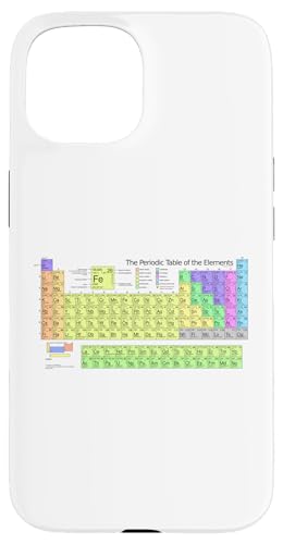 Periodensystem der Elemente Hülle für iPhone 15 Periodensystem der Elemente Hülle für iPhone 15 von Miftees Chemistry Tees
