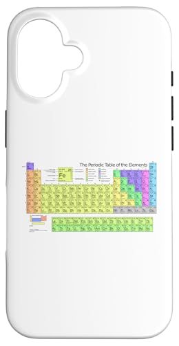 Periodensystem der Elemente Hülle für iPhone 16 Periodensystem der Elemente Hülle für iPhone 16 von Miftees Chemistry Tees