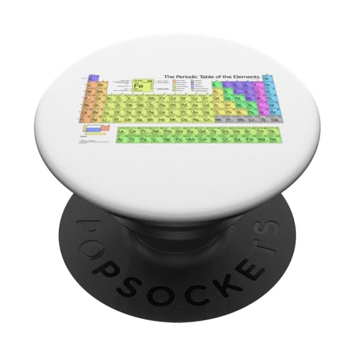 Periodensystem der Elemente PopSockets Klebender PopGrip Periodensystem der Elemente PopSockets Klebender PopGrip von Miftees Chemistry Tees