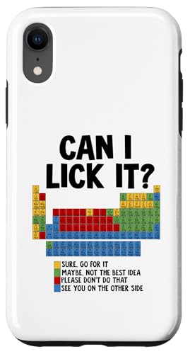 Periodensystem kann ich es lecken Hülle für iPhone XR von Miftees Chemistry Tees