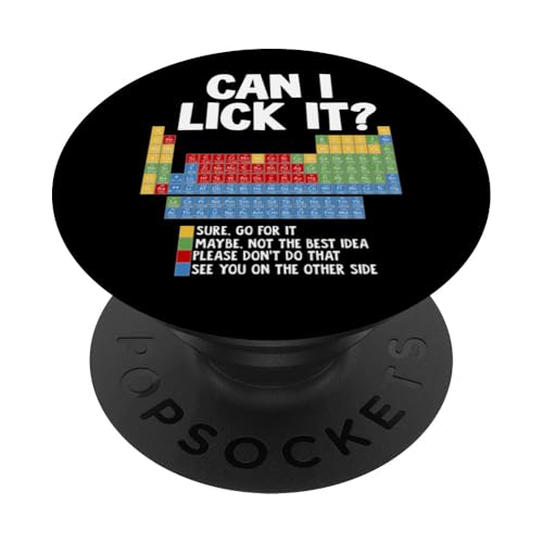 Periodensystem kann ich es lecken PopSockets Klebender PopGrip Periodensystem kann ich es lecken PopSockets Klebender PopGrip von Miftees Chemistry Tees