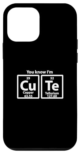 Periodic CuTe Hülle für iPhone 12 mini von Miftees Chemistry Tees