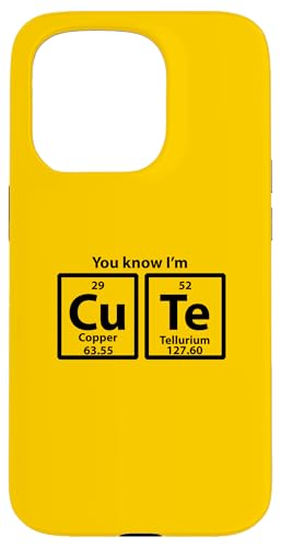 Periodic CuTe Hülle für iPhone 15 Pro Periodic CuTe Hülle für iPhone 15 Pro von Miftees Chemistry Tees
