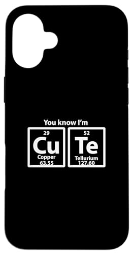 Periodic CuTe Hülle für iPhone 16 Plus Periodic CuTe Hülle für iPhone 16 Plus von Miftees Chemistry Tees