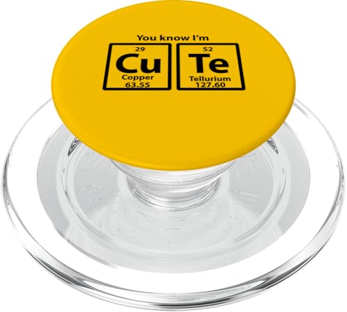 Periodic CuTe PopSockets PopGrip für MagSafe von Miftees Chemistry Tees