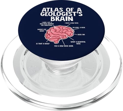 Atlas of a Geologist's Brain PopSockets PopGrip für MagSafe Atlas of a Geologist's Brain PopSockets PopGrip für MagSafe von Miftees Geology Tees