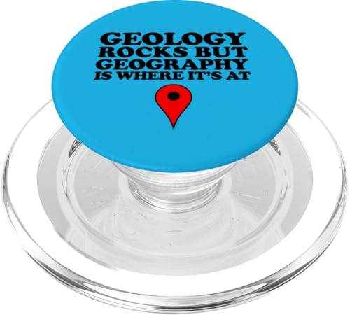 Geology Rocks but Geography is Where it's at PopSockets PopGrip für MagSafe Geology Rocks but Geography is Where it's at PopSockets PopGrip für MagSafe von Miftees Geology Tees