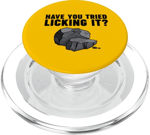 Haben Sie versucht, es zu lecken PopSockets PopGrip für MagSafe Haben Sie versucht, es zu lecken PopSockets PopGrip für MagSafe von Miftees Geology Tees