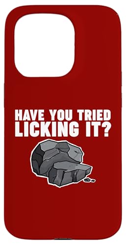 Have you tried licking it Hülle für iPhone 15 Pro von Miftees Geology Tees