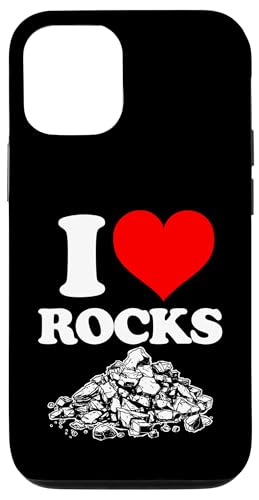I HEART ROCKS Hülle für iPhone 12/12 Pro von Miftees Geology Tees
