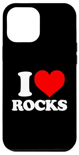 I HEART ROCKS Hülle für iPhone 12 Pro Max I HEART ROCKS Hülle für iPhone 12 Pro Max von Miftees Geology Tees