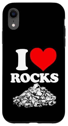 I HEART ROCKS Hülle für iPhone XR I HEART ROCKS Hülle für iPhone XR von Miftees Geology Tees