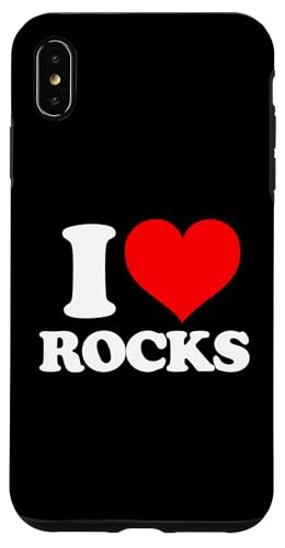 I HEART ROCKS Hülle für iPhone XS Max von Miftees Geology Tees