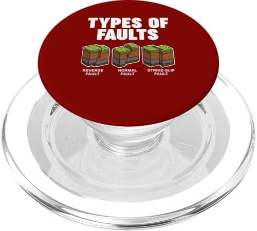 Types of Geology Faults PopSockets PopGrip für MagSafe Types of Geology Faults PopSockets PopGrip für MagSafe von Miftees Geology Tees