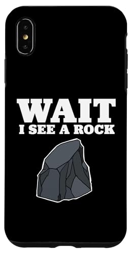 wait i see a rock Hülle für iPhone XS Max von Miftees Geology Tees