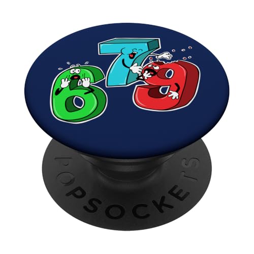 7 Ate 9 PopSockets Klebender PopGrip von Miftees Math Tees