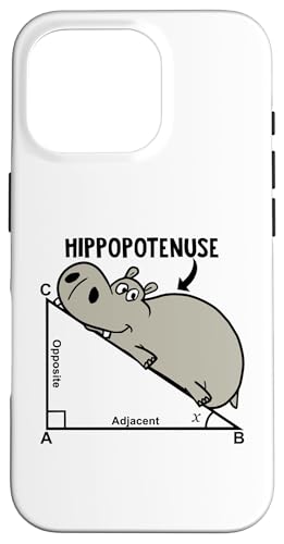 Geometry Adjacent Opposite HIPPOPOtenuse Hülle für iPhone 16 Pro Geometry Adjacent Opposite HIPPOPOtenuse Hülle für iPhone 16 Pro von Miftees Math Tees