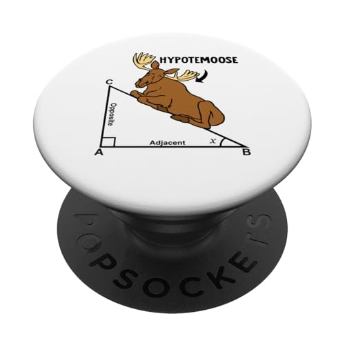Geometry Adjacent Opposite HypoteMOOSE PopSockets Klebender PopGrip von Miftees Math Tees