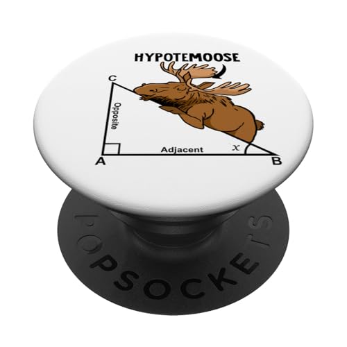 Geometry Adjacent Opposite HypoteMOOSE PopSockets Klebender PopGrip von Miftees Math Tees