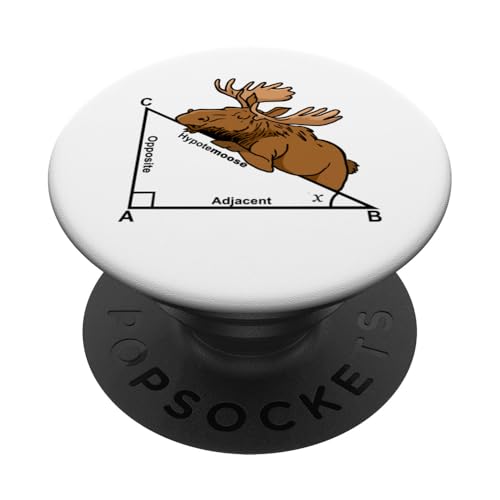 Geometry Adjacent Opposite HypoteMOOSE PopSockets Klebender PopGrip von Miftees Math Tees