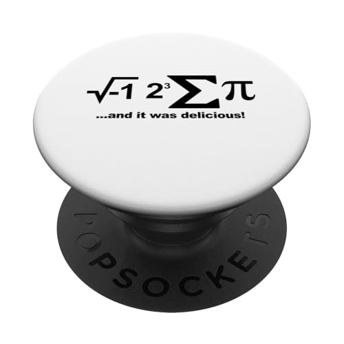I Ate Some Pi And It Was Delicious PopSockets Klebender PopGrip von Miftees Math Tees