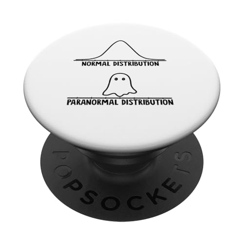 Normal Distribution Paranormal Distribution PopSockets Klebender PopGrip von Miftees Math Tees