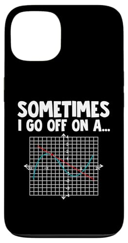 Sometimes I Go Off on a Tangent Hülle für iPhone 13 von Miftees Math Tees