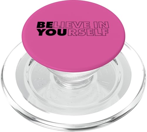 Believe in Yourself PopSockets PopGrip für MagSafe Believe in Yourself PopSockets PopGrip für MagSafe von Miftees Motivational Tees