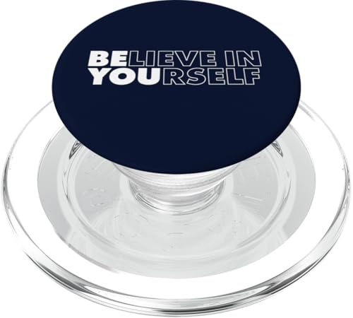 Believe in Yourself PopSockets PopGrip für MagSafe von Miftees Motivational Tees