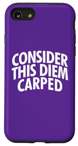 Betrachten Sie diesen Tag als ergriffen Hülle für iPhone SE (2020) / 7 / 8 von Miftees Motivational Tees