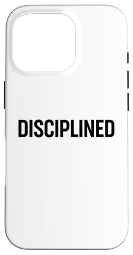 Diszipliniert Hülle für iPhone 16 Pro Diszipliniert Hülle für iPhone 16 Pro von Miftees Motivational Tees