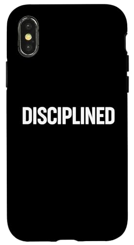 Diszipliniert Hülle für iPhone X/XS Diszipliniert Hülle für iPhone X/XS von Miftees Motivational Tees