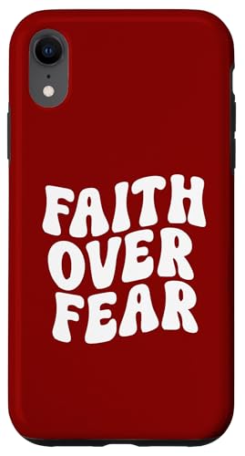 Faith over Fear Hülle für iPhone XR Faith over Fear Hülle für iPhone XR von Miftees Motivational Tees