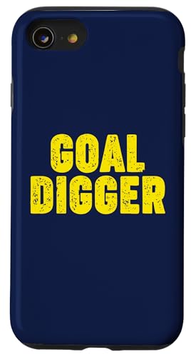 Goal Digger Hülle für iPhone SE (2020) / 7 / 8 von Miftees Motivational Tees