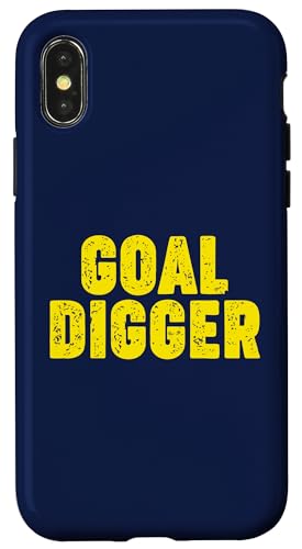 Goal Digger Hülle für iPhone X/XS Goal Digger Hülle für iPhone X/XS von Miftees Motivational Tees