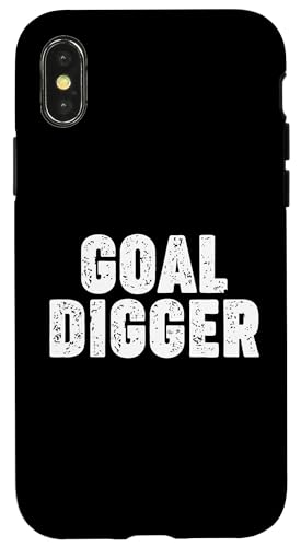 Goal Digger Hülle für iPhone X/XS Goal Digger Hülle für iPhone X/XS von Miftees Motivational Tees
