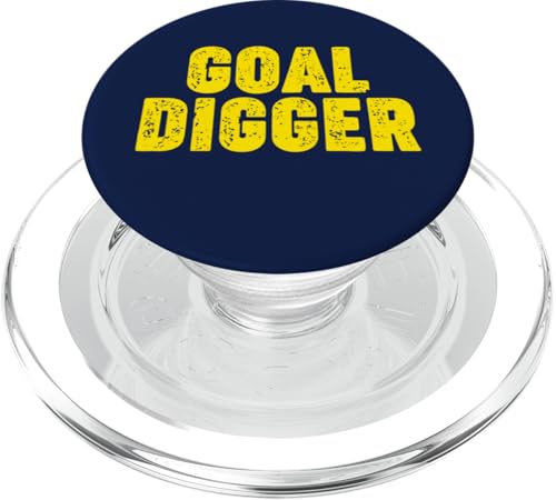 Goal Digger PopSockets PopGrip für MagSafe von Miftees Motivational Tees